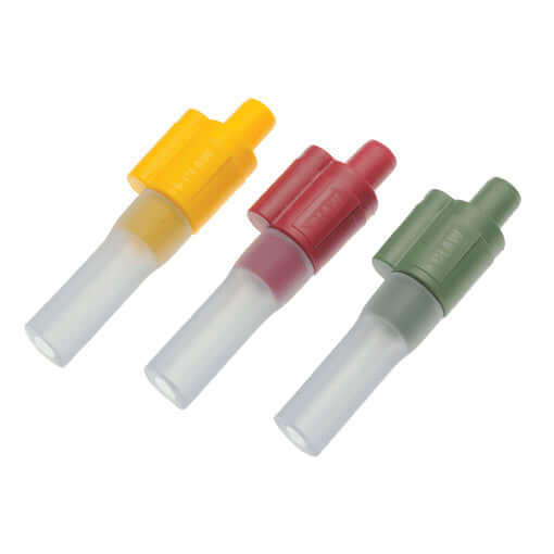 Pulsation enhancers for milking cows in dairy farms, featuring three colored silicone tubes for improved cow teat health.